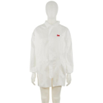 4440 Lab Coat+Zip White Size XXL