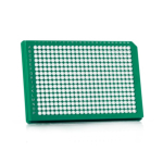 Azenta Life Sciences FrameStar 384 Well PCR Plate Ultra-Rigid Skirted Green Frame Clear Wells A24 Cu