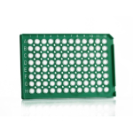 Azenta Life Sciences FrameStar 96 Well PCR Plate Semi-Skirted ABI Style with Upstand Green Frame Cle