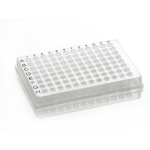 Azenta Life Sciences Standard 96 Well PCR Plate Skirted Clear H1 Cut Corner