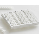 Azenta Life Sciences 96 Well PCR Plate with Removable 8 Well Tube Strips Semi-Skirted Roche Style Wh