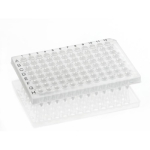 Azenta Life Sciences 96 Well PCR Plate Semi-Skirted Clear A12 Cut Corner