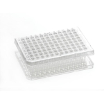 Azenta Life Sciences FrameStar 96 Well PCR Plate Semi-Skirted Clear Frame Clear Wells H1 Cut Corner