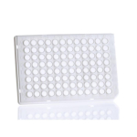 Azenta Life Sciences 96 Well PCR Plate Semi-Skirted Roche Style Low Profile H12 Cut Corner White