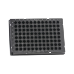 Azenta Life Sciences FrameStar 96 Well PCR Plate Skirted Low Profile Black Frame Black Wells H1 Cut