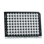 Azenta Life Sciences Break-A-Way 96 Well PCR Plate Breakable Vertically Semi-Skirted Black Frame Whi