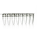 Azenta Life Sciences 0.2mL 8-Well PCR Tube Strips with Flat Strip Caps Clear