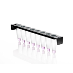Azenta Life Sciences 0.2mL 8-Well PCR Tube Strips with PC Frame with Flat Strip Caps 2D Coded Clear