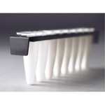 Azenta Life Sciences 0.2mL 8-Well PCR Tube Strips with PC Frame with Flat Strip Caps 2D Coded White