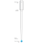 Pastette Pipette - Non Sterile 150mm 3.5mL Bulb  Draw