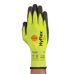 Ansell HyFlex 11-423 Indicator Safety Gloves Size 8 M Yellow