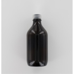 Aurora Scientific 500mL Amber Glass (Type 3 - Soda Lime) Bottle  with Natural Polypropylene Cap  wit