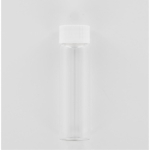 Aurora Scientific 40mL Clear Glass (Borosilicate) Bottle  with White Polypropylene Cap  with Septum