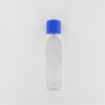 Aurora Scientific 500mL Clear PET (Polyethylene) Bottle  with Blue Polypropylene Cap Dosed with Sodi