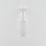 Aurora Scientific 500mL Clear PET (Polyethylene) Bottle  with White HDPE Cap