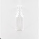 Aurora Scientific 1000mL Clear PET (Polyethylene) Bottle  with Natural HDPE Cap