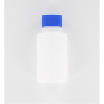 Aurora Scientific 1000mL Natural HDPE (High Density PolyEthelyne) Bottle  with Blue Polypropylene Ca