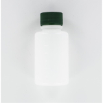 Aurora Scientific 1000mL Natural HDPE (High Density PolyEthelyne) Bottle  with Green Polypropylene C
