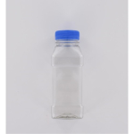 Aurora Scientific 250mL Clear PET (Polyethylene) Bottle  with Blue HDPE Cap Dosed with Nitrogen