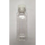 Aurora Scientific 500mL Clear PET (Polyethylene) Bottle  with Natural Polypropylene Cap