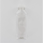 Aurora Scientific 500mL Clear PET (Polyethylene) Bottle  with Natural HDPE Cap  - Irradiated