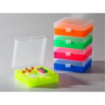 Axygen Microtube Box 100 x 1.5/2mL - Multi-Colour  Pack - 142 x 142 x 55 mm