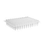 Axygen 96 Well PCR Plate Clear No Skirt Elevated Wells