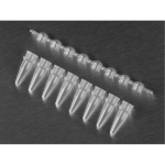 Axygen 0.2mL MaxyClear Thin Walled 8-Tube PCR Tube Strips with Domed Caps Clear