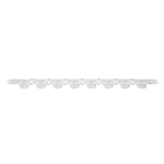 Axygen 0.2mL Flat Strip Caps for 0.2mL 8-Tube PCR Tube Strips Clear