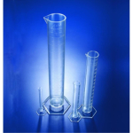 Azlon Plastic Cylinder PMP 250ml 2ml Graduations