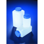 Azlon Bottle HDPE 2000ml Square With Blue Cap