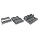 Accuris Extra Casting Set for 10.5x10cm and 10.5x6cm gels Includes Stand Trays Double-Sided Combs