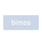 Bimos Labsit 4 Chair Artificial Leather with Stop and Go Castors Foot Ring Polyamide Base - White