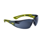 Safety Glasses Rush+ Smoke PC lens -  grey/yellow