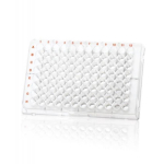 Microplate BRANDplates cellGrade+ 96-well PS Transparent Bottom White F-bottom 330uL Sterile