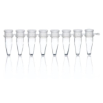 BRAND 0.2mL 8-Well PCR Tube Strips without Caps Clear