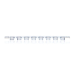BRAND Flat Cap Strips for 8-Tube PCR Tube Strips Clear