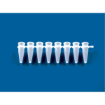 BRAND 0.2mL 8-Well PCR Tube Strips without Caps White