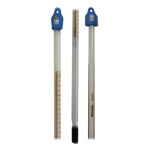 Blue LO-tox Filled Thermometer -1 to 101C (0.2C Divisions); Total Immersion