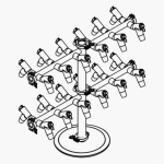 Buchi Lyovapor Drying Rack 24 Position Manifold