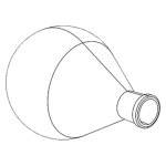 Buchi 1000mL Evaporating Flask SJ 29/32