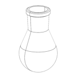 Rotavapor Evaporating Flask 100 ml