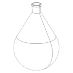 Rotavapor Evaporating Flask 3000 ml