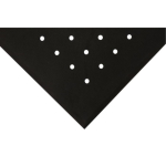 COBA Europe Hygimat Hygienic Anti-Fatigue Mat with Holes 0.6m x 0.9m Black