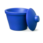 Corning Ice bucket with lid round 4L blue