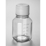 Corning PET Media Bottle 125mL Graduated 31mm IATA-Validated Screw Cap Sterile Pre-assembled 24 per