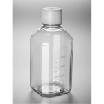 Corning PET Media Bottle 500mL Graduated 31mm IATA-Validated Screw Cap Sterile Pre-assembled 12 per