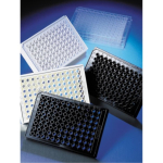 Corning 96 Half Area Well Flat Clear Bottom Black TC-Treated Microplates 20 per Bag with Lid