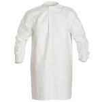 TYVEK IsoClean frock non-sterilised with bound neck White Size XXXLarge