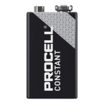 Duracell Procell Constant Alkaline Batteries 9V  - PP3